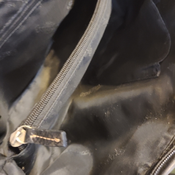 Fossil** black leather satchel - Picture 3 of 8